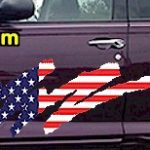 ACC920 USA Striped Accent Decal