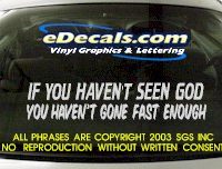  BMP104 If You Havent Seen God Bumper Sticker Decal