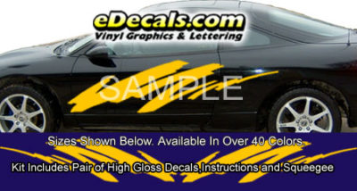 BSA104 Slope Full Body Accent Graphic Decal Kit