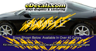 BSA106 Shredder Full Body Accent Graphic Decal Kit