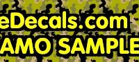  CAM102 Custom Printed Type II Camoflage Stripe
