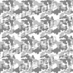CAM205 Camoflage Printed Vinyl Material - Urban Snow