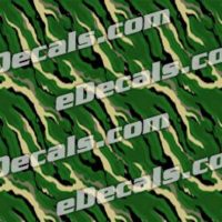  CAM209 Camoflage Printed Vinyl Material - Slashcut Green