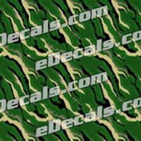 CAM209 Camoflage Printed Vinyl Material - Slashcut Green