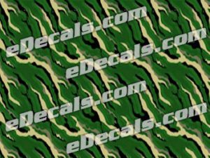 CAM209 Camoflage Printed Vinyl Material - Slashcut Green