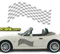  CFG102 Checkered Flag Decal