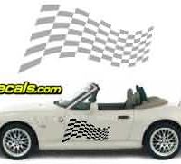  CFG104 Checkered Flag Decal