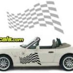 CFG105 Checkered Flag Decal