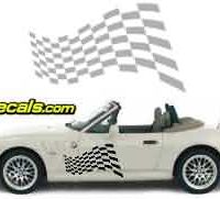  CFG105 Checkered Flag Decal
