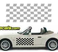  CFG106 Checkered Flag Decal