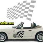 CFG107 Checkered Flag Decal