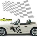 CFG108 Checkered Flag Decal