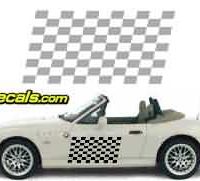  CFG111 Checkered Flag Decal
