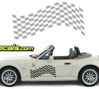  CFG112 Checkered Flag Decal