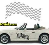  CFG113 Checkered Flag Decal