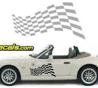  CFG114 Checkered Flag Decal