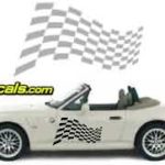 CFG115 Checkered Flag Decal