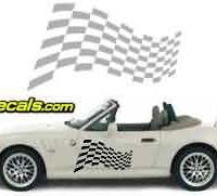  CFG115 Checkered Flag Decal