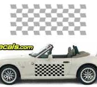  CFG116 Checkered Flag Decal