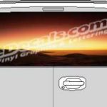 Sunset Vision Rear Window Mural Decal CLR101