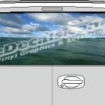 CLR105 Ocean Vision Rear Window Mural Decal