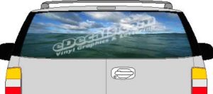 CLR105 Ocean Vision Rear Window Mural Decal