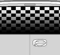 CLR115 Checkered Flag Fade II Vision Rear Window Mural Decal