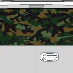 CLR125 Camoflage I Vision Rear Window Mural Decal