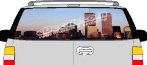 CLR134 WTC Vision Rear Window Mural Decal