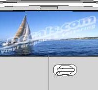 CLR142 Sailboat Vision Rear Window Mural Decal
