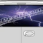 CLR143 Lightning Vision Rear Window Mural Decal