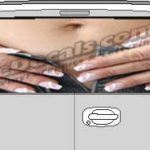 CLR161 Belly Button II Vision Rear Window Mural Decal