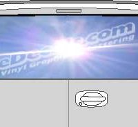 CLR177 Sun Inspiration Vision Rear Window Mural Decal