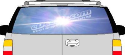 CLR177 Sun Inspiration Vision Rear Window Mural Decal