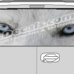 CLR180 Wolf Eyes Vision Rear Window Mural Decal