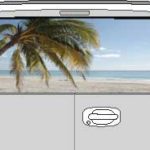 CLR184 Paradise BeachVision Rear Window Mural Decal