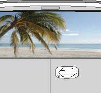 CLR184 Paradise BeachVision Rear Window Mural Decal