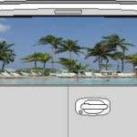 CLR187 Paradise Found Vision Rear Window Mural Decal