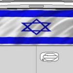 CLR189 Israel Jewish Vision Rear Window Mural Decal