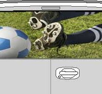 CLR200 Soccer Kick Vision Rear Window Mural Decal