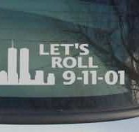  CNF156 Lets Roll Computer Cut Patriotic Decal
