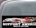 CNF174 Support America Bring My Son Home Patriotic American Flag Decal