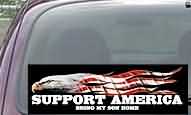  CNF174 Support America Bring My Son Home Patriotic American Flag Decal