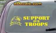CNF179 Support Our Troops Patriotic Decal