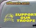 CNF181 Support Our Troops Patriotic Decal