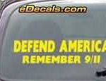 CNF183 Defend America Remember 9/11 Patriotic Decal