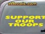 CNF185 Support Our Troops Patriotic Decal