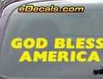 CNF186 God Bless America Patriotic Decal