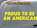 CNF188 Proud To Be An American Patriotic Decal