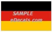 CNF306 Germany Flag Decal